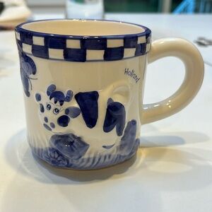 Big sale… Delft blue and white coffee mug. Straight from Holland. Hand painted.